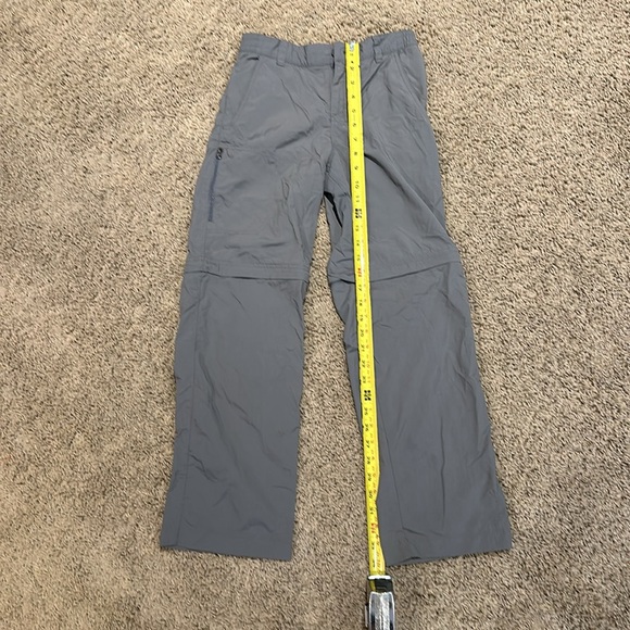 Columbia youth gray sz Medium (10/12) zip-off Omni Shade performance pants - Picture 10 of 14